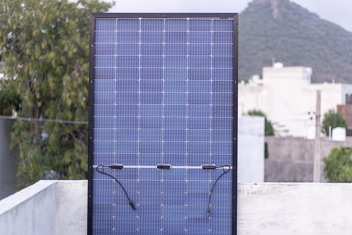 Bifacial solar panels capturing sunlight from both sides